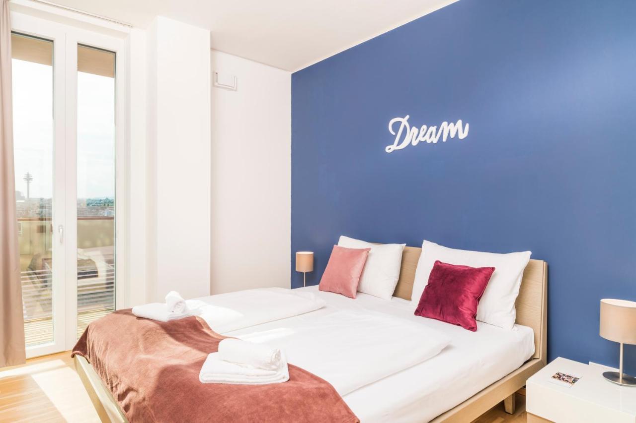 Triiiple Tower Dream Apartments With Rooftop-Summer-Pool Wien Eksteriør bilde