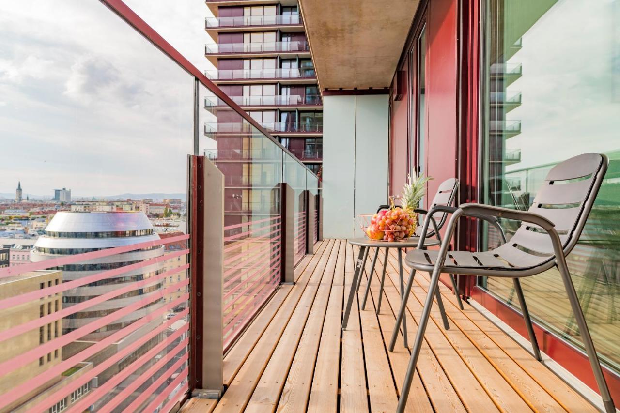 Triiiple Tower Dream Apartments With Rooftop-Summer-Pool Wien Eksteriør bilde